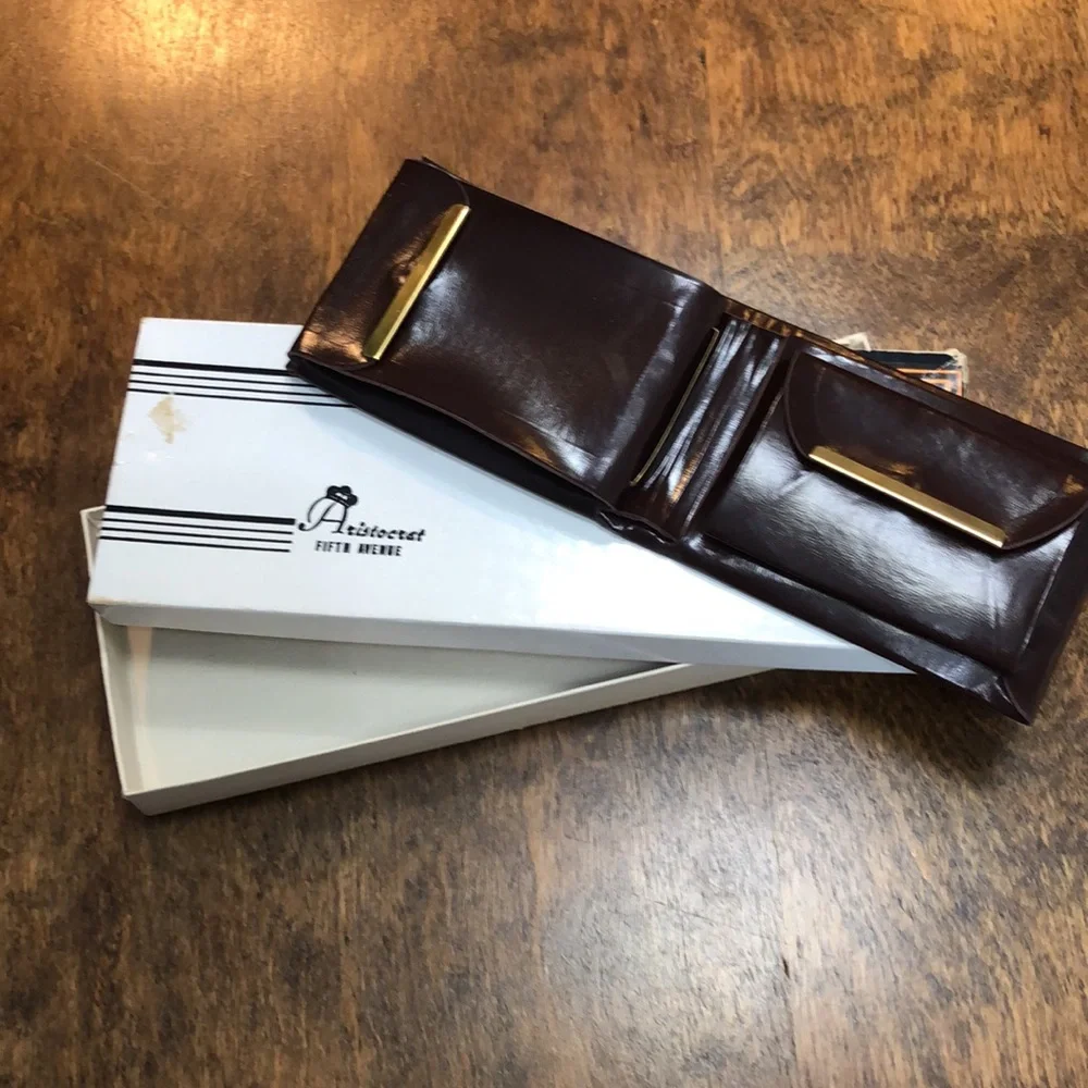 Authentic vintage ARISTOCRAT fifth Avenue brown wallet‎ - Picture 8 of 15